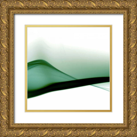 Smoke Gold Ornate Wood Framed Art Print with Double Matting by PhotoINC Studio
