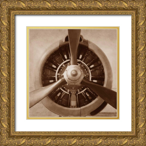 Aviation 2 Gold Ornate Wood Framed Art Print with Double Matting by PhotoINC Studio