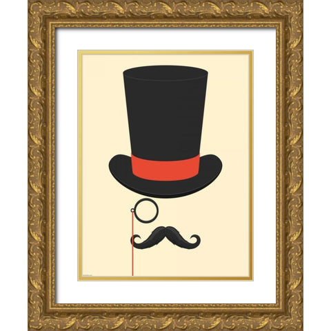 I Am Too Old for This Gold Ornate Wood Framed Art Print with Double Matting by GraphINC