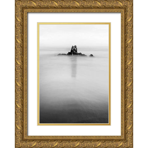 In the mist Gold Ornate Wood Framed Art Print with Double Matting by PhotoINC Studio
