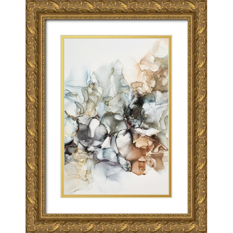 Cosmos I Gold Ornate Wood Framed Art Print with Double Matting by Incado