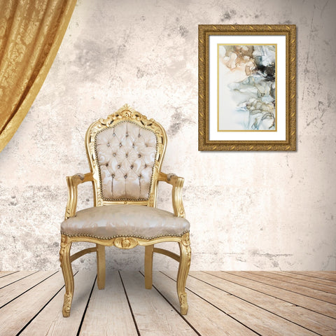 Cosmos II Gold Ornate Wood Framed Art Print with Double Matting by Incado