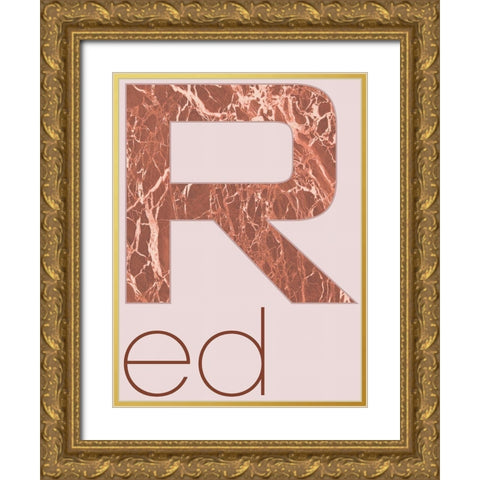 RGB - light - 01 Gold Ornate Wood Framed Art Print with Double Matting by TypeLike