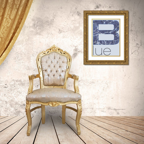 RGB - light - 03 Gold Ornate Wood Framed Art Print with Double Matting by TypeLike