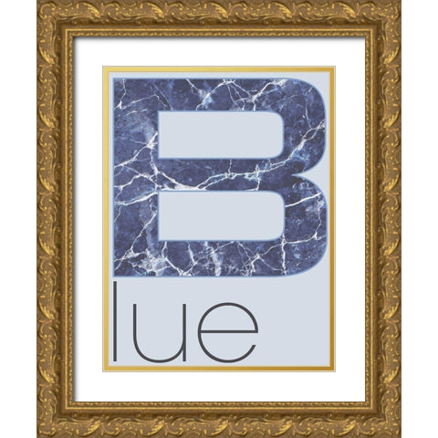 RGB - light - 03 Gold Ornate Wood Framed Art Print with Double Matting by TypeLike