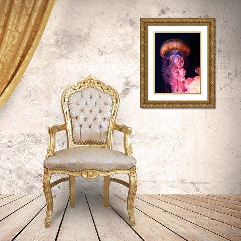 Gelly Gold Ornate Wood Framed Art Print with Double Matting by PhotoINC Studio