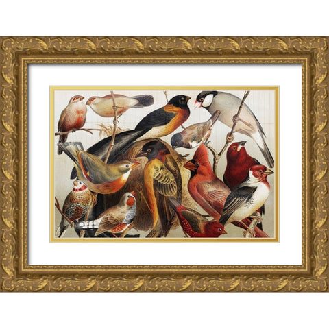 Collection II Gold Ornate Wood Framed Art Print with Double Matting by PhotoINC Studio