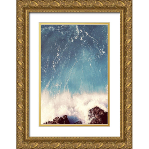 Meeting Point Gold Ornate Wood Framed Art Print with Double Matting by PhotoINC Studio