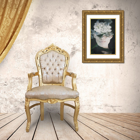Lonely Gold Ornate Wood Framed Art Print with Double Matting by PhotoINC Studio
