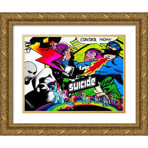 Whatever You Like Gold Ornate Wood Framed Art Print with Double Matting by Colourblind Suicide