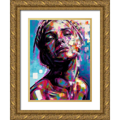 Whatever You Like Gold Ornate Wood Framed Art Print with Double Matting by Grey, James