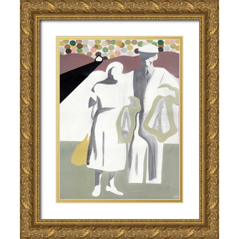 The Journey Gold Ornate Wood Framed Art Print with Double Matting by Olesen, Nicolai Kubel