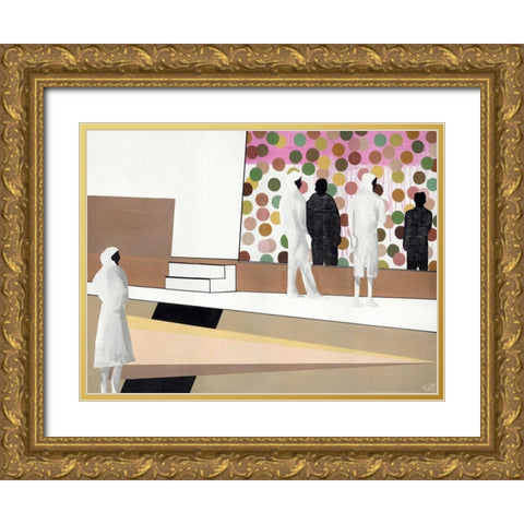 The Gallery Gold Ornate Wood Framed Art Print with Double Matting by Olesen, Nicolai Kubel