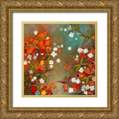 Gardens in the Mist XIV Gold Ornate Wood Framed Art Print with Double Matting by Koury, Aleah