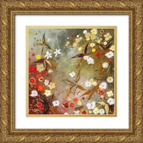 Gardens in the Mist XIII Gold Ornate Wood Framed Art Print with Double Matting by Koury, Aleah
