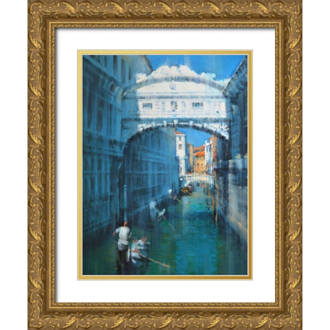 Venice II Gold Ornate Wood Framed Art Print with Double Matting by Krioutchkov, Alex Hook