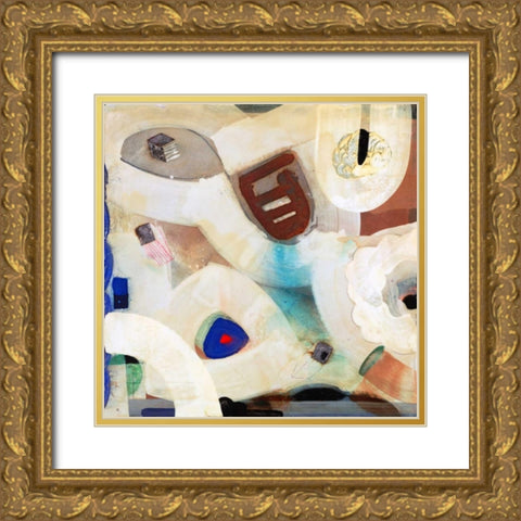Brain Freeze 1 Gold Ornate Wood Framed Art Print with Double Matting by Koury, Aleah