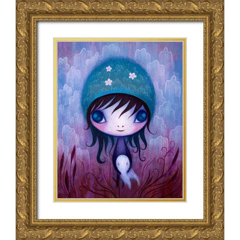 Big Furry Fuzzy Thing Gold Ornate Wood Framed Art Print with Double Matting by Ketner, Jeremiah