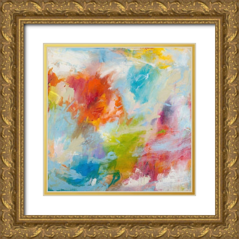Endless Summer Series No. 1 Gold Ornate Wood Framed Art Print with Double Matting by Koelman, Hilma