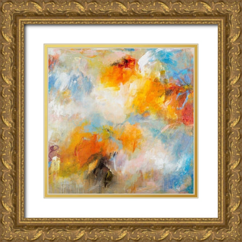 Endless Summer Series No. 3 Gold Ornate Wood Framed Art Print with Double Matting by Koelman, Hilma