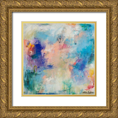 Morning Reflections Gold Ornate Wood Framed Art Print with Double Matting by Koelman, Hilma