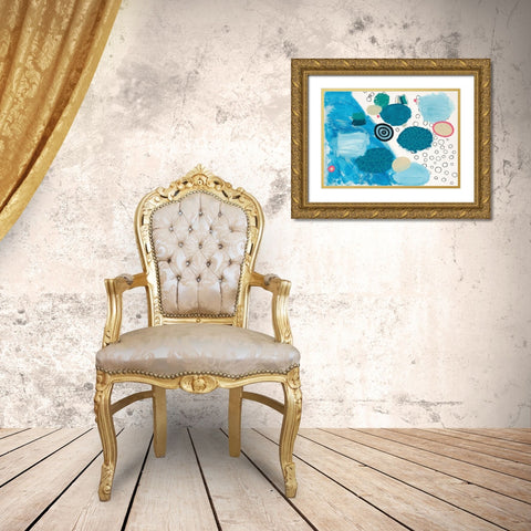 Aftermath Gold Ornate Wood Framed Art Print with Double Matting by Kleinpeter, Maggie