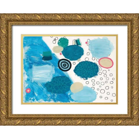 Aftermath Gold Ornate Wood Framed Art Print with Double Matting by Kleinpeter, Maggie