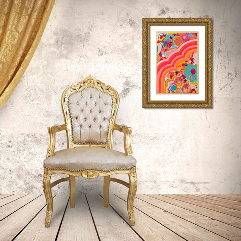 Sugar Crash Gold Ornate Wood Framed Art Print with Double Matting by Kleinpeter, Maggie