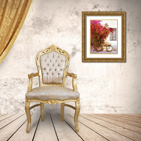Paros, Greece Gold Ornate Wood Framed Art Print with Double Matting by Klug, Alan