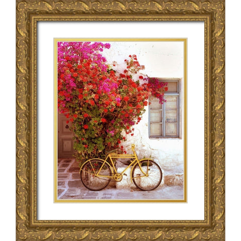 Paros, Greece Gold Ornate Wood Framed Art Print with Double Matting by Klug, Alan