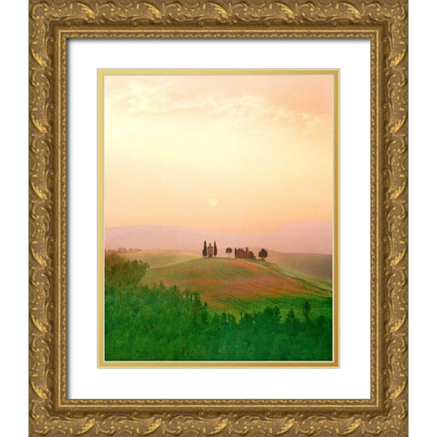 Toscana, Italia No. 717 Gold Ornate Wood Framed Art Print with Double Matting by Klug, Alan