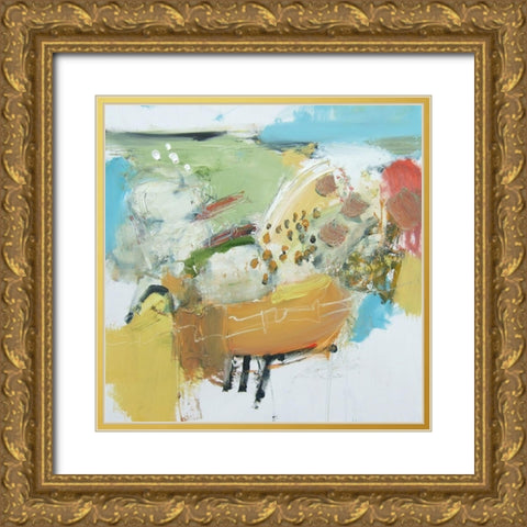 Light as a Cloud Gold Ornate Wood Framed Art Print with Double Matting by Kinmont, Andrew
