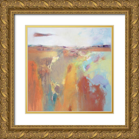 Tangerine Summer Gold Ornate Wood Framed Art Print with Double Matting by Kinmont, Andrew
