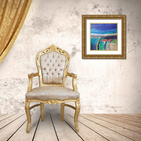 Flying Low No. 3 Gold Ornate Wood Framed Art Print with Double Matting by Kinmont, Andrew