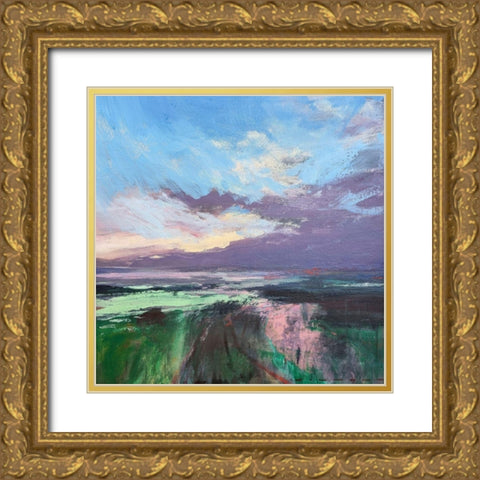 The Beauty Of The Morning Gold Ornate Wood Framed Art Print with Double Matting by Kinmont, Andrew