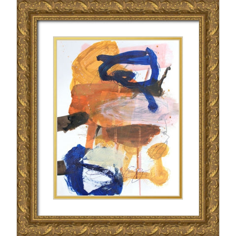 Imagine I was There No. 1 Gold Ornate Wood Framed Art Print with Double Matting by Lauzon, Danielle