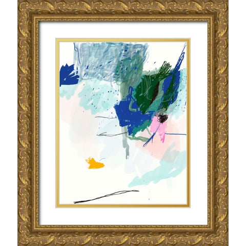 Lost in The Lightness Gold Ornate Wood Framed Art Print with Double Matting by Lauzon, Danielle