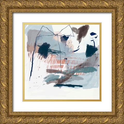 The Garden of the Castle Gold Ornate Wood Framed Art Print with Double Matting by Lauzon, Danielle