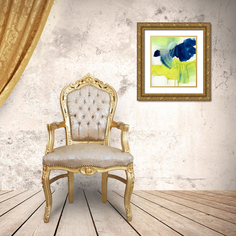 Alla Prima 3 Gold Ornate Wood Framed Art Print with Double Matting by Lehnhardt, Iris