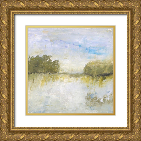 The Fields I Call Home Gold Ornate Wood Framed Art Print with Double Matting by Lisa Mann Fine Art
