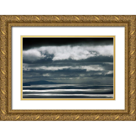 Ivenragh Peninsula Gold Ornate Wood Framed Art Print with Double Matting by Leprince, Vincent
