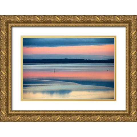 Inch No. 2 Gold Ornate Wood Framed Art Print with Double Matting by Leprince, Vincent