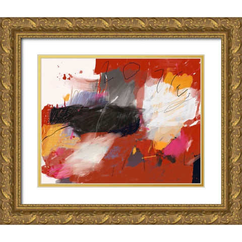 2023 Gold Ornate Wood Framed Art Print with Double Matting by Lauzon, Danielle