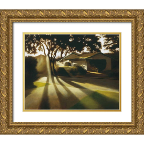 In the Time of Our Lives Gold Ornate Wood Framed Art Print with Double Matting by Monzon, Rick