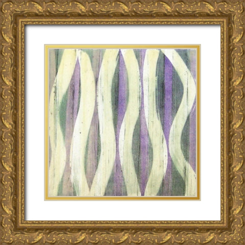 Carousing Open II Gold Ornate Wood Framed Art Print with Double Matting by Miller, Allison G