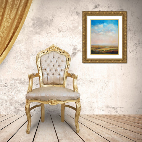 Once Remembered Gold Ornate Wood Framed Art Print with Double Matting by McCarthy, William