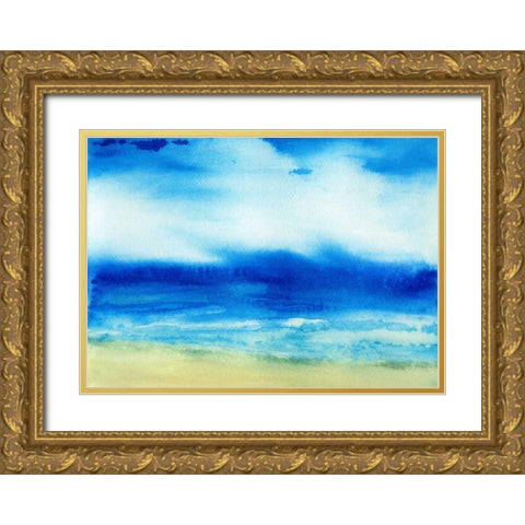 Sea Church II Gold Ornate Wood Framed Art Print with Double Matting by Maldonado, Jacqueline