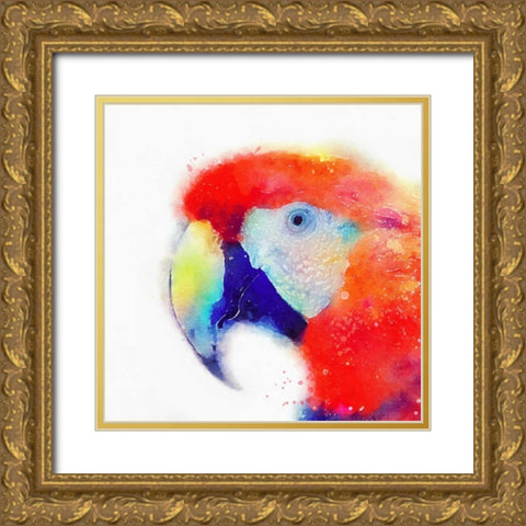 The Articulate II Gold Ornate Wood Framed Art Print with Double Matting by Maldonado, Jacqueline