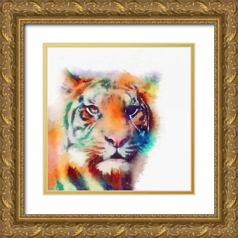 The Elusive II Gold Ornate Wood Framed Art Print with Double Matting by Maldonado, Jacqueline
