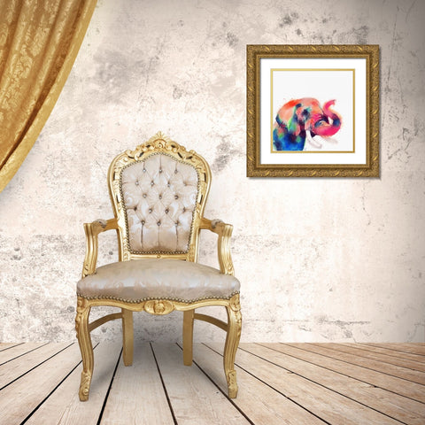 The Majestic II Gold Ornate Wood Framed Art Print with Double Matting by Maldonado, Jacqueline